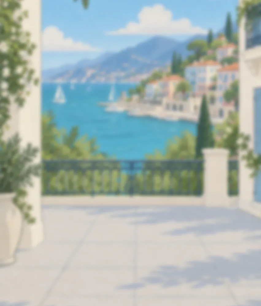 建造页的海边阳台